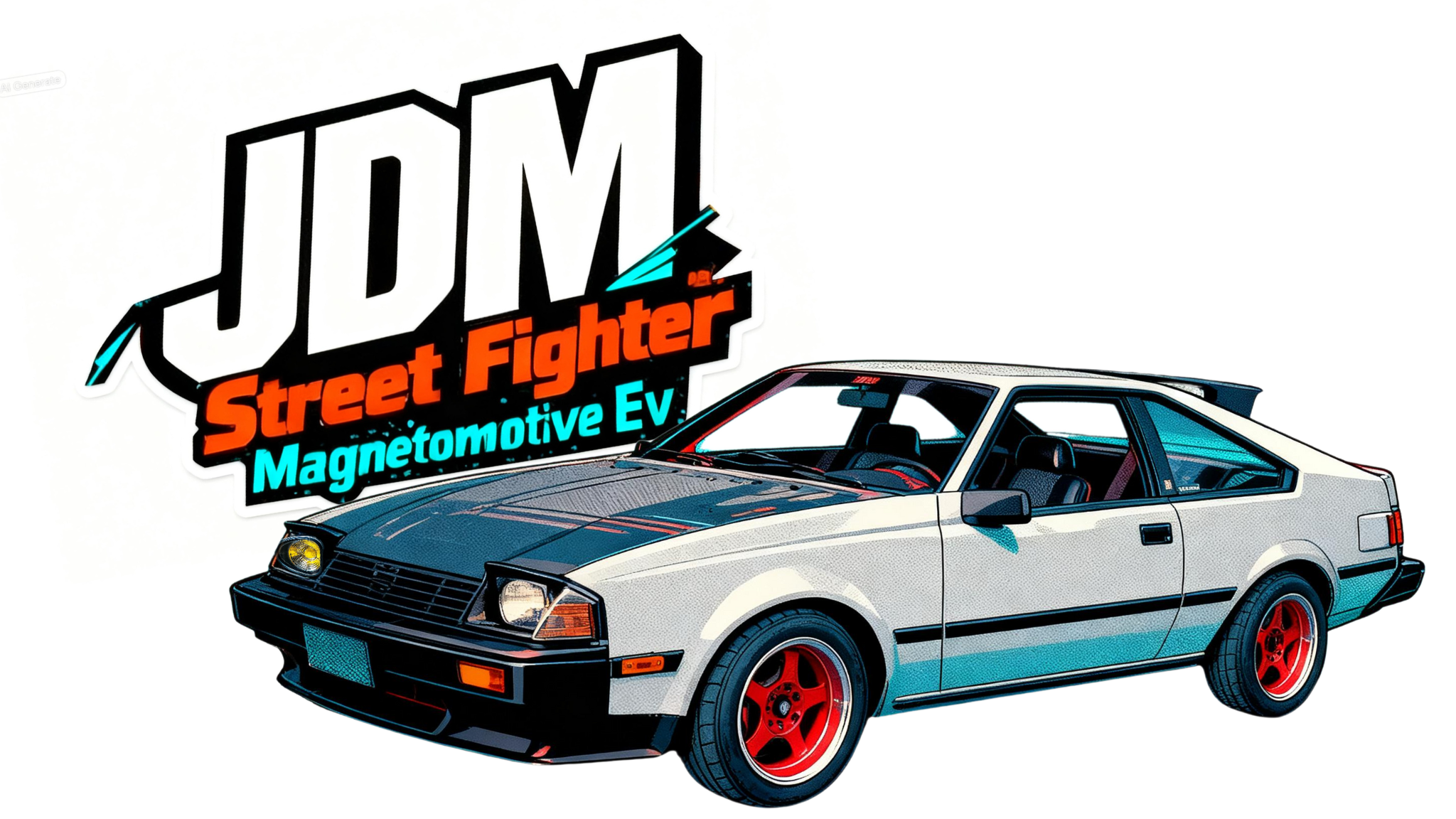 JDM sticker street fighter Celica