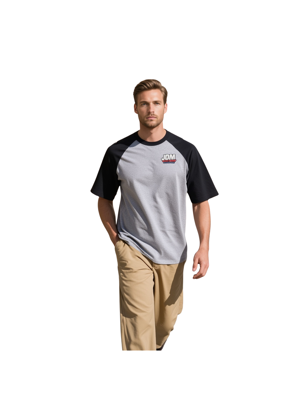 baseball style T shirt JDM 3 car street fighter